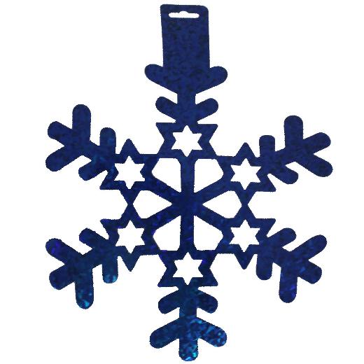 Alternate image of 14in. Blue Star Snowflake Cutout